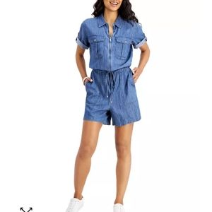 Tommy Hilfiger Utility Romper. Size XS